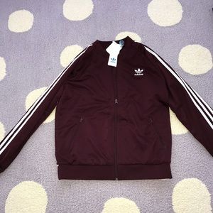 Adidas maroon jacket